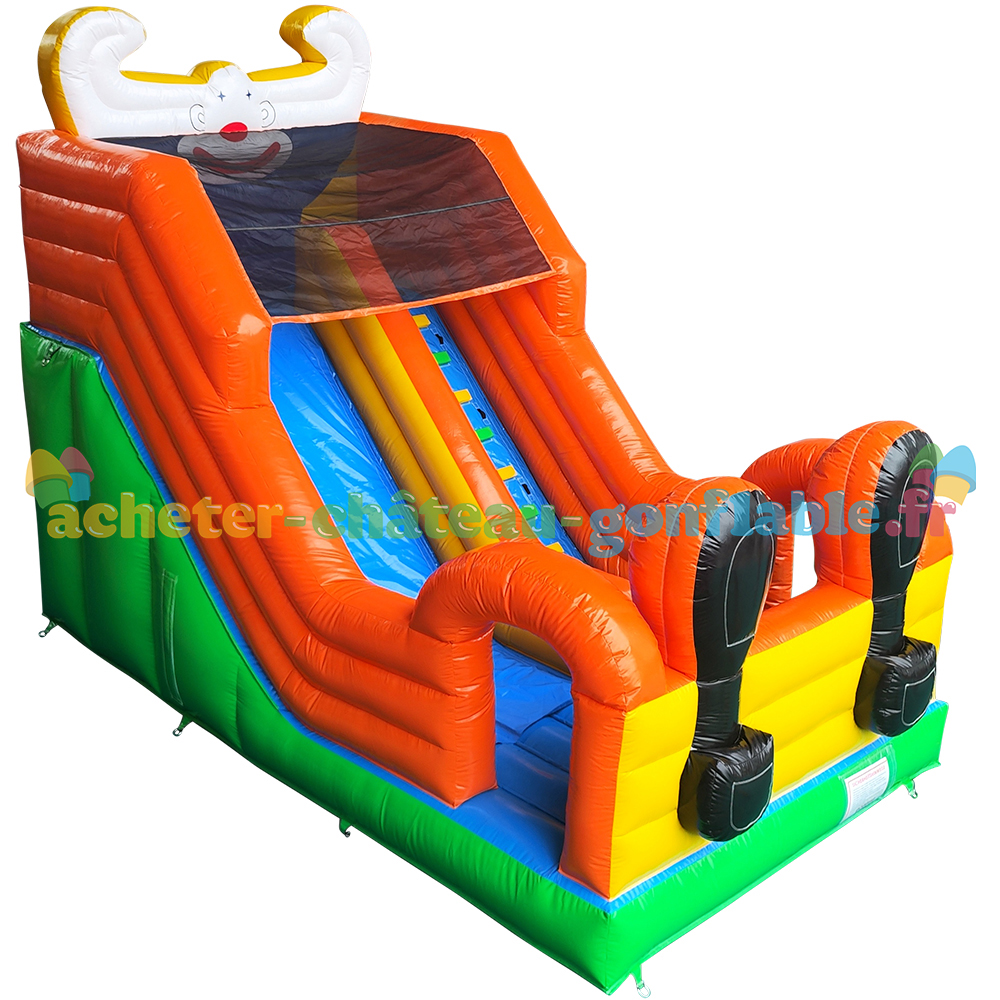 Toboggan géant Clown