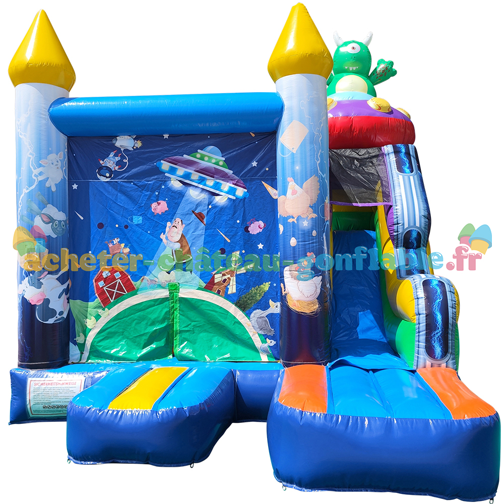 Château gonflable Extraterrestre avec Toboggan