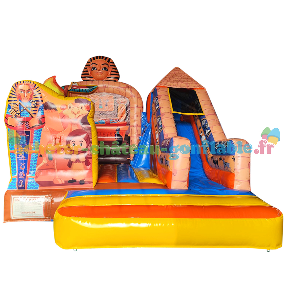 Château Gonflable Pharaon avec Toboggan