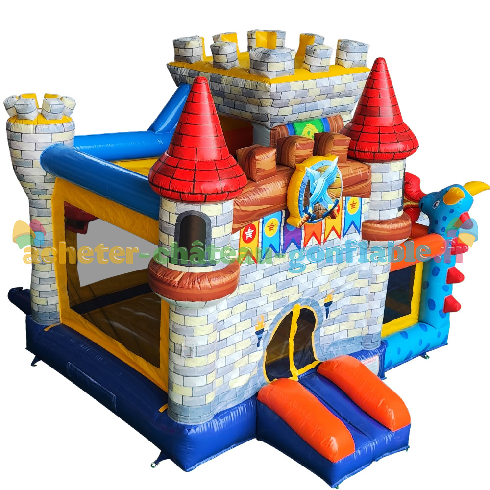 Château gonflable Forteresse avec Toboggan